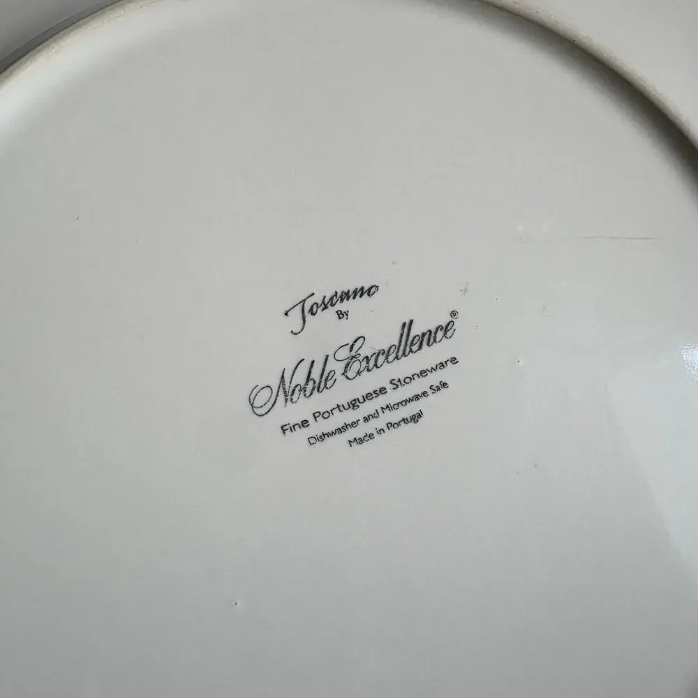 Set of 2 Toscano Cream Noble Excellence Dinner Plates